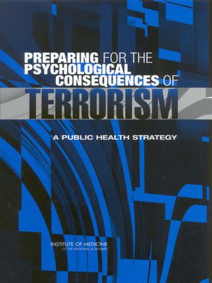 cover image of Preparing for the Psychological Consequences of Terrorism